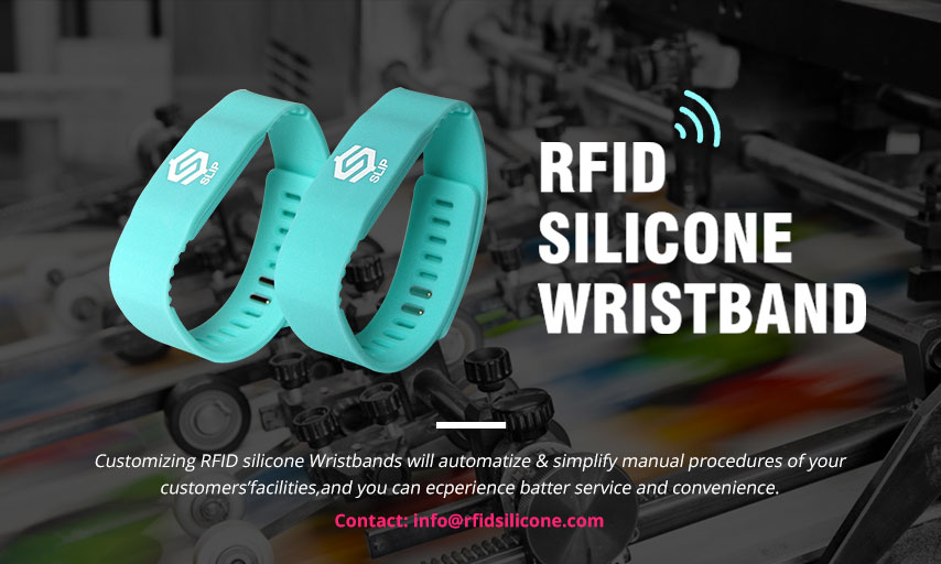 Custom Logo Silicone NFC 13.56MHz Wristbands RS-AW024