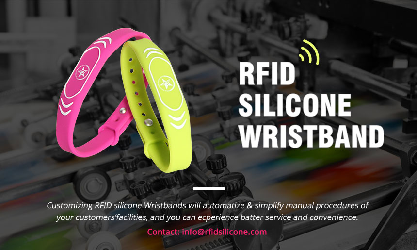 Silicone Passive RFID Wristband Access Control Silicone Passive RFID Wristband Access Control