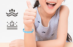 RS-AW007 Blue Silicone HF Wristbands RS-AW007 Blue Silicone HF Wristbands