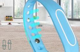 RS-AW007 Blue Silicone HF Wristbands-2 RS-AW007 Blue Silicone HF Wristbands-2