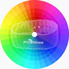 Silicone NFC Festival Wristband Color Silicone NFC Festival Wristband Color