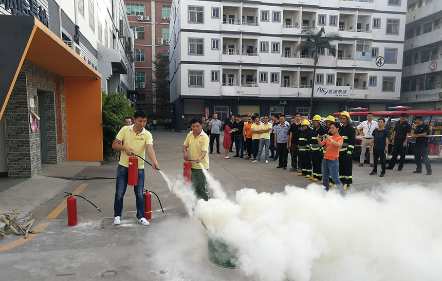 CXJ Employees in Fire Emergency Drill CXJ Employees in Fire Emergency Drill