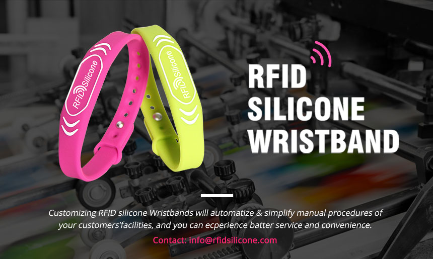 Rose red color NFC 13.56 MHz RFID Wristband Rose red color NFC 13.56 MHz RFID Wristband