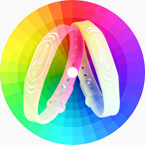 Colorful Adjustable 13.56 MHz RFID Wristband RS-AW004 Colorful Adjustable 13.56 MHz RFID Wristband RS-AW004