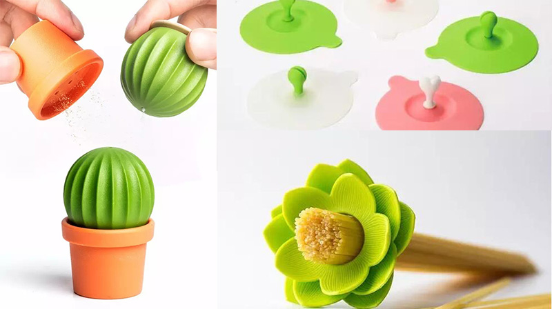 Cactus Kitchen Silicone seasoning Bottle and others products Cactus Kitchen Silicone seasoning Bottle and others products