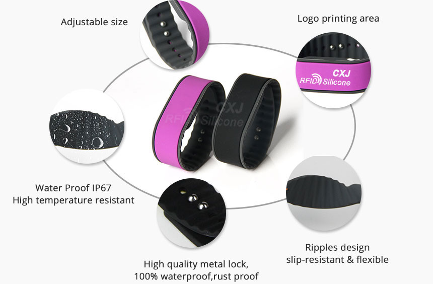 RS-AW012 Silicone UHF RFID Wristband Details RS-AW012 Silicone UHF RFID Wristband Details