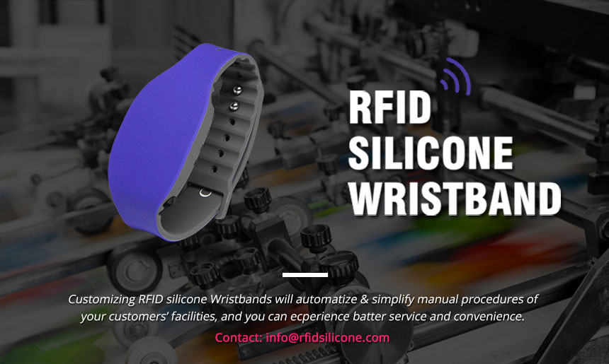 Adjustable Long Range RFID Wristband UHF Silicone Bracelet Adjustable Long Range RFID Wristband UHF Silicone Bracelet