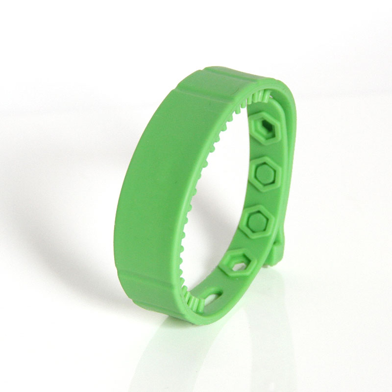 860-960Mhz Sport Silicone Bracelet UHF RFID Rubber Wristband