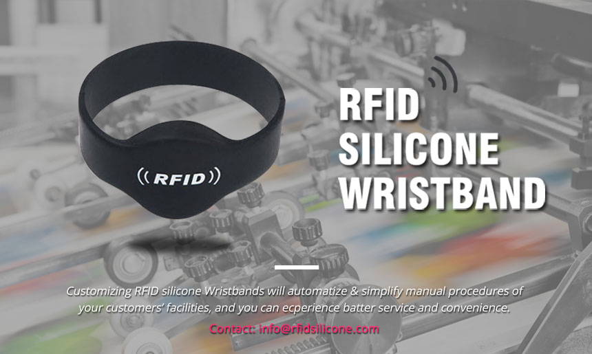 Closed type silicone RFID wristbands waterproof Bracelets Closed type silicone RFID wristbands waterproof Bracelets