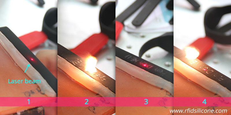 Laser Engraving waterproof silicone rfid wristbands Laser Engraving waterproof silicone rfid wristbands