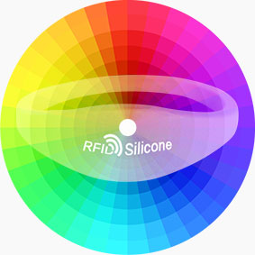 RFID Silicone Wristband Bracelet Color RFID Silicone Wristband Bracelet Color