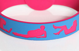 Debossed Logo RFID Festival Wristbands RS-CW026 Debossed Logo RFID Festival Wristbands RS-CW026