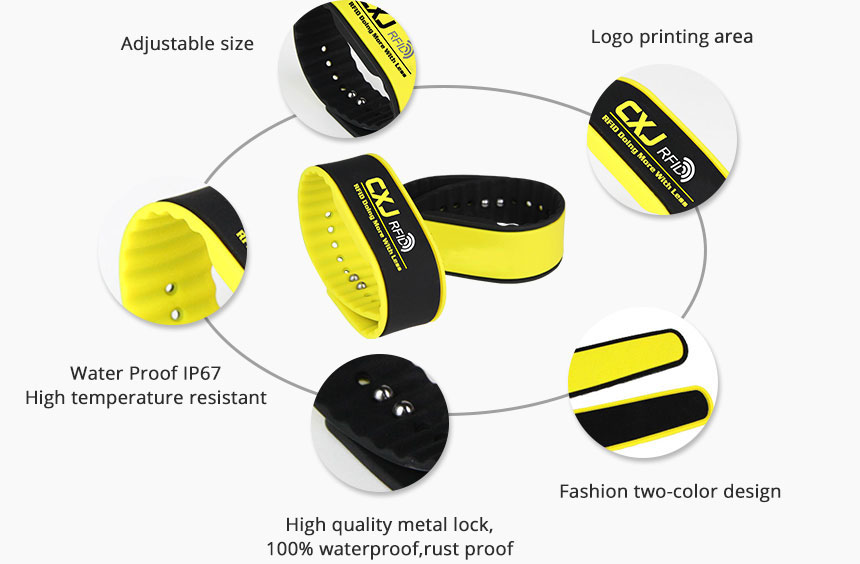 RFID Silicone Wristband RS-AW011 Details RFID Silicone Wristband RS-AW011 Details