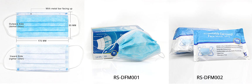 Disposable Ear-Loop face Mask-3Ply Disposable Ear-Loop face Mask-3Ply