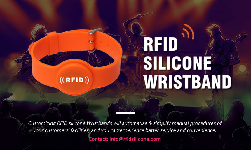 Custom RS-AW034 Silicone Bracelets RFID Wristband China Custom RS-AW034 Silicone Bracelets RFID Wristband China