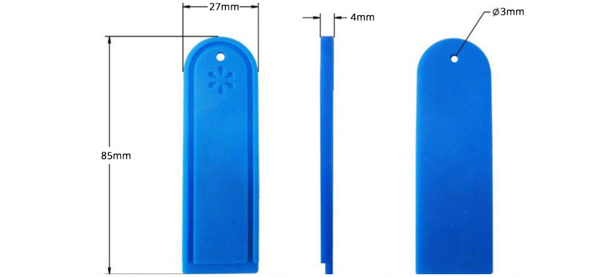 UHF Silicone RFID Laundry Tag RS-RLT002 Size UHF Silicone RFID Laundry Tag RS-RLT002 Size