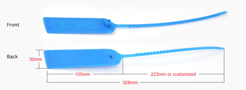 Customized Size of RFID Industrial Zip Ties Customized Size of RFID Industrial Zip Ties