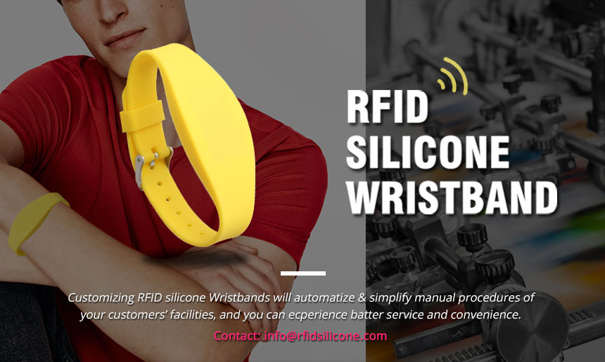 RFID Wristband Waterproof Yellow Silicone Bracelets AW004 RFID Wristband Waterproof Yellow Silicone Bracelets AW004
