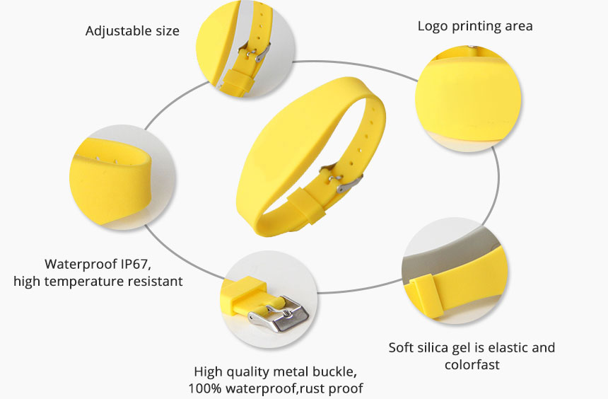 RFID Wristband Waterproof Silicone Bracelets AW040 Details RFID Wristband Waterproof Silicone Bracelets AW040 Details