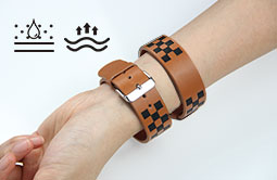 Wearable Watch Style RFID Men's Brown Leather Bracelet RS-LW008 Wearable Watch Style RFID Men's Brown Leather Bracelet RS-LW008