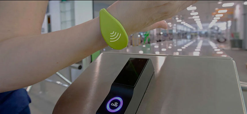 hotel RFID wristbands for access control management hotel RFID wristbands for access control management