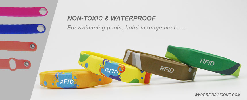 Colorful high-quality silicone RFID wristband Colorful high-quality silicone RFID wristband