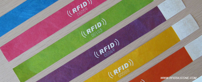 Disposable RFID Tyvek paper wristbands Disposable RFID Tyvek paper wristbands