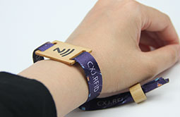 Wearable Printed RS-FW001 RFID Fabric Wristbands For Events Wearable Printed RS-FW001 RFID Fabric Wristbands For Events