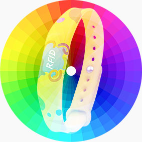 The silicone wristband can be customized in any Pantone color The silicone wristband can be customized in any Pantone color