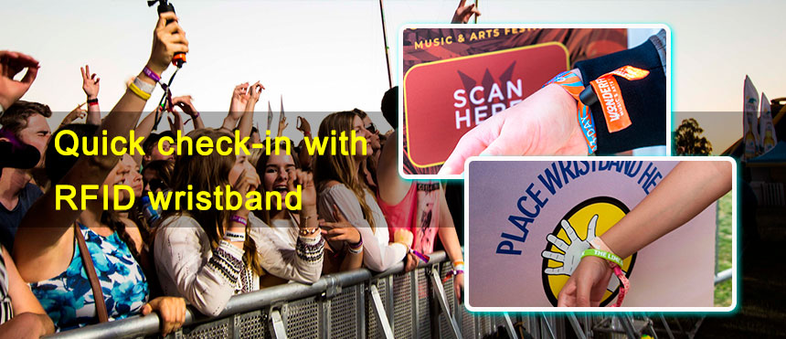 Wristband RFID Music Festival Bracelets Make Easier Management Wristband RFID Music Festival Bracelets Make Easier Management