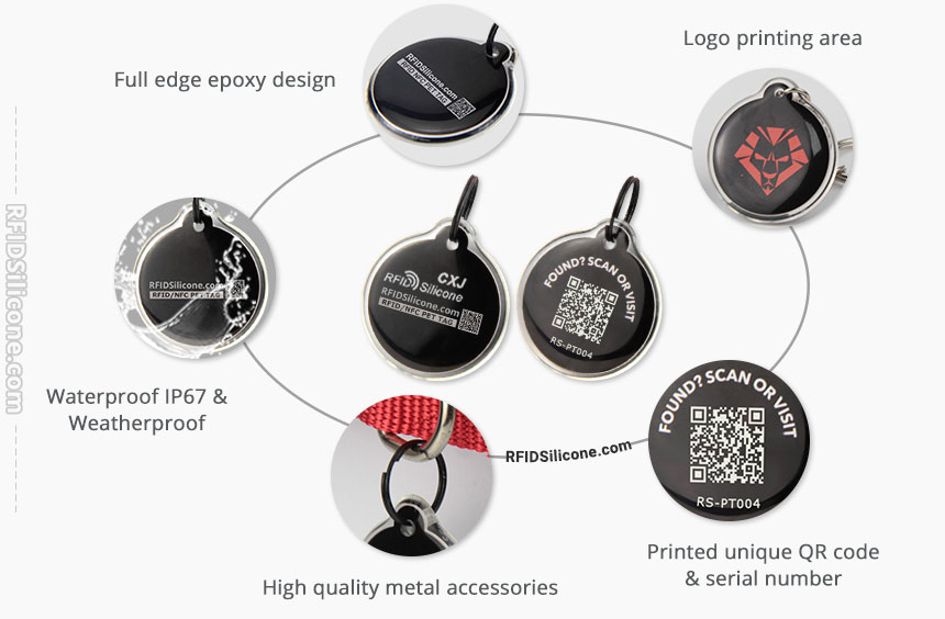 Details of Smart Epoxy NFC Dog Tag QR Code & NFC Tags Details of Smart Epoxy NFC Dog Tag QR Code & NFC Tags