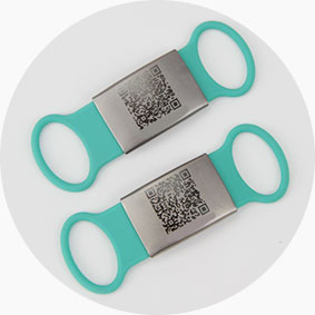Long-lasting Matal QR Code Dog Tag