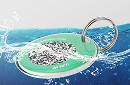 Waterproof Full Epoxy Diameter 34mm Anti-lost NFC & QR Code Dog Tag RS-PT019 Waterproof Full Epoxy Diameter 34mm Anti-lost NFC & QR Code Dog Tag RS-PT019