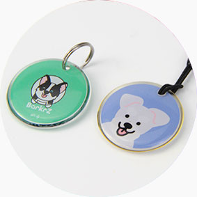 Get Full Epoxy Diameter 34mm Anti-lost NFC & QR Code Dog Tag from RFIDSilicone Get Full Epoxy Diameter 34mm Anti-lost NFC & QR Code Dog Tag from RFIDSilicone