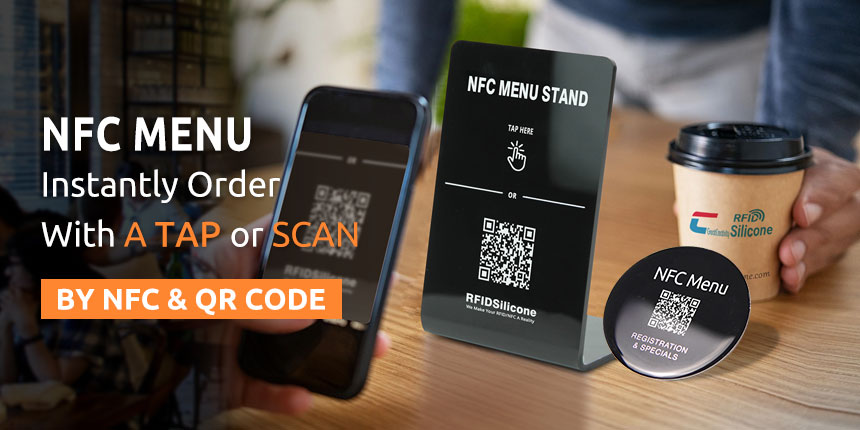 Wholesale high quality epoxy NFC menu tags & acrylic plastic NFC menu stands with factory price at RFIDSilicone.com Wholesale high quality epoxy NFC menu tags & acrylic plastic NFC menu stands with factory price at RFIDSilicone.com