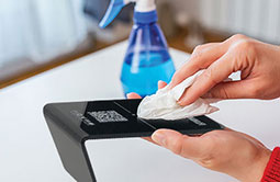 Acrylic NFC menu is easy to clean and sanitize Acrylic NFC menu is easy to clean and sanitize