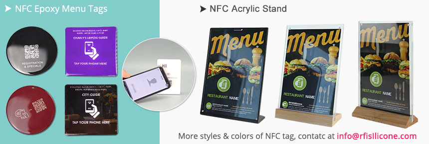 CXJ NFC Menu Stands CXJ NFC Menu Stands