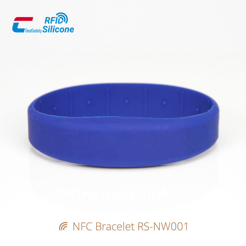 Custom NFC Wristband Digital NTAG213 Silicone Bracelets