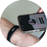 NFC Bracelet for Instant Sharing NFC Bracelet for Instant Sharing