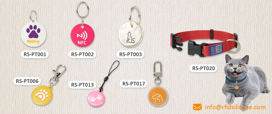 RFIDSilicone NFC Pet Tags RFIDSilicone NFC Pet Tags