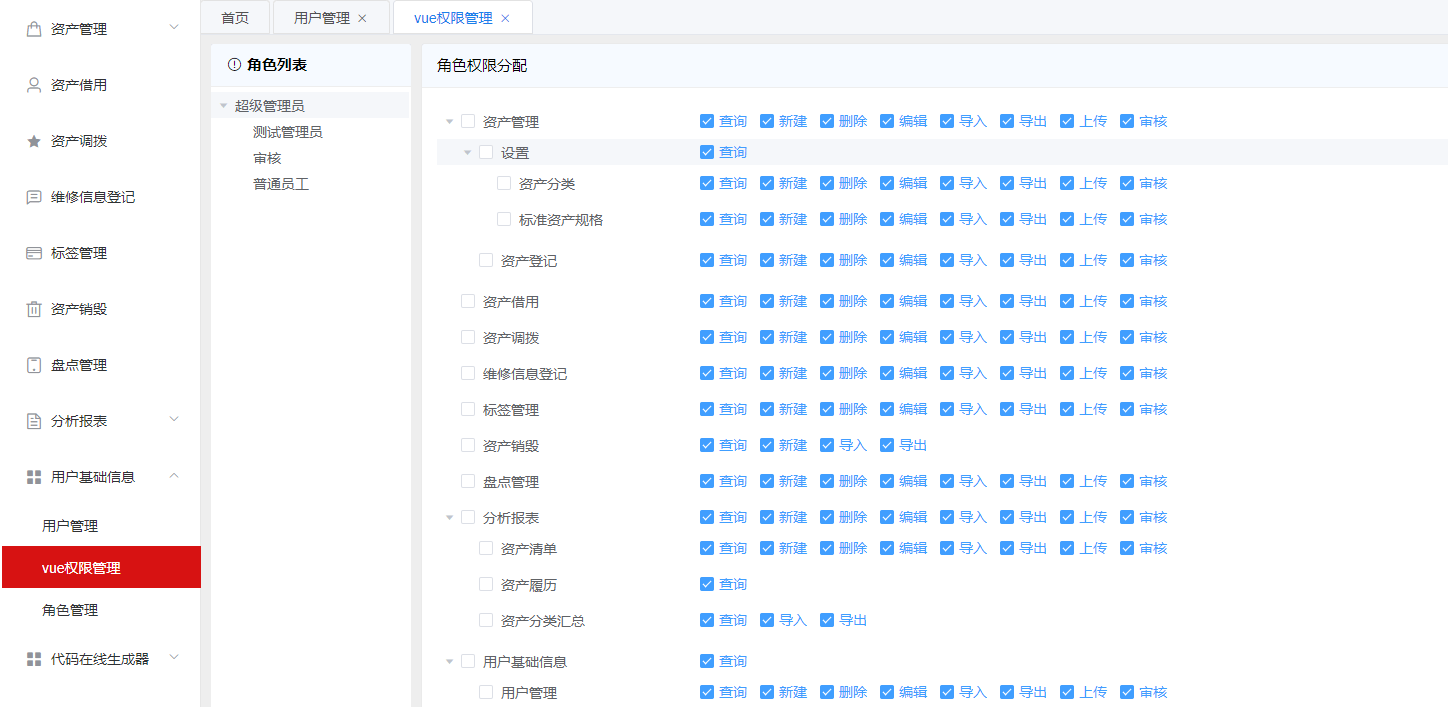 Administrative permissions Administrative permissions