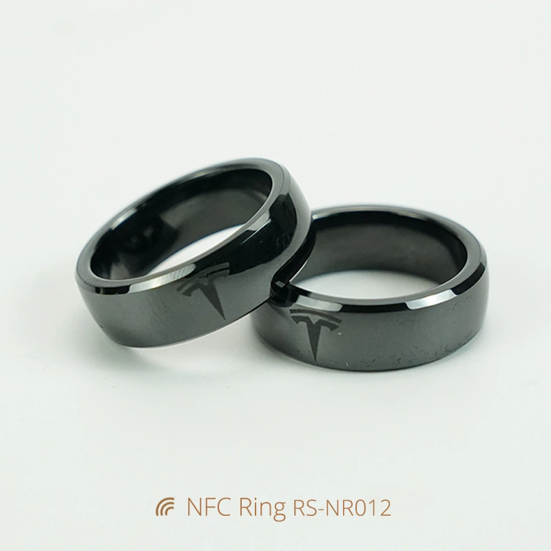 Tesla NFC Ring Wholesale Smart Ceramic NFC Ring Keys