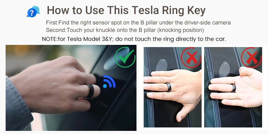 how to use this tesla ring key