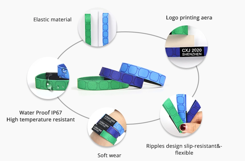 detail of rfid elastic material detail of rfid elastic material