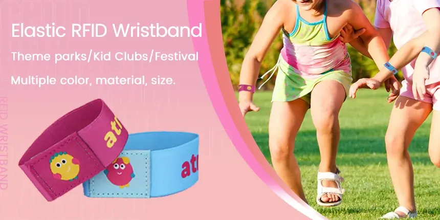 Child RFID Wristband Elastic Band Bracelets for Theme Park Child RFID Wristband Elastic Band Bracelets for Theme Park