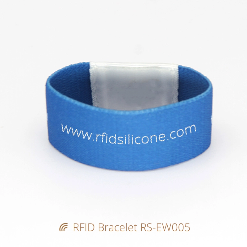 RFID Festival Wristbands Elastic Fabric Wristband Supplier