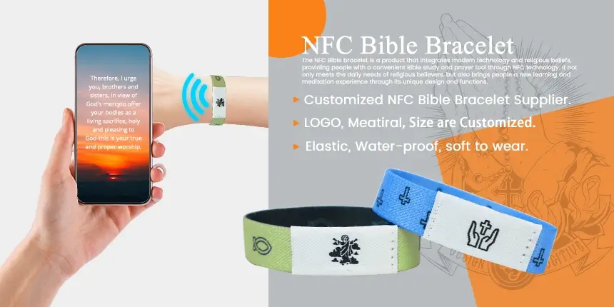 elastic nfc bible bracelet daily bible verse woven wristbands elastic nfc bible bracelet daily bible verse woven wristbands