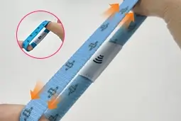 it is made of elastic fabric material it is made of elastic fabric material