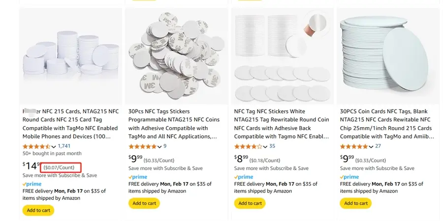 can get nfc tag stickers on amazon can get nfc tag stickers on amazon