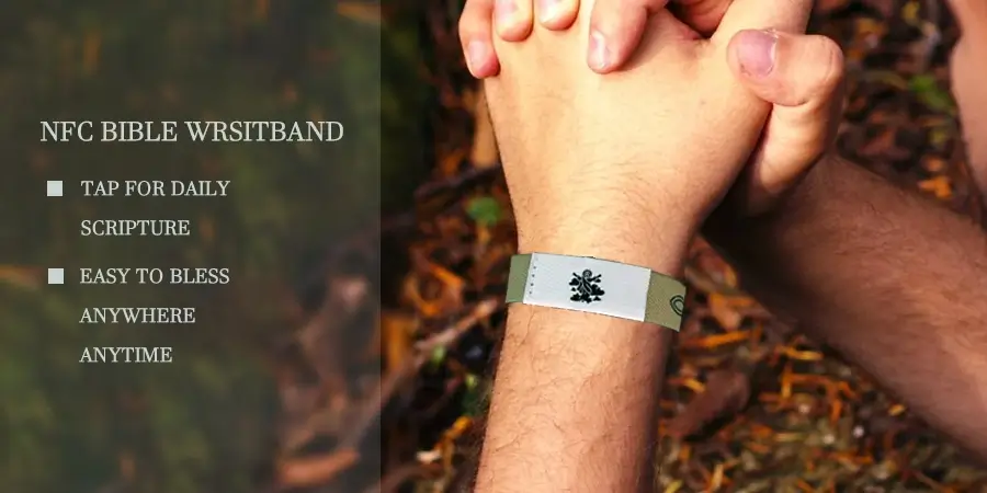 nfc bible wristband tap for daily scriptures nfc bible wristband tap for daily scriptures